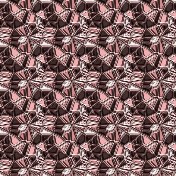 Rosegold senza soluzione di continuità ripetizione Pattern Tile — Foto Stock
