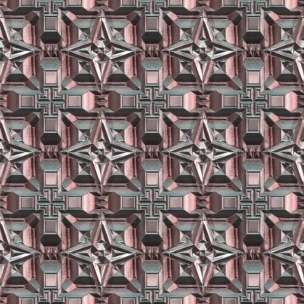 Oro rosa senza soluzione di continuità ripetizione Pattern Tile — Foto Stock