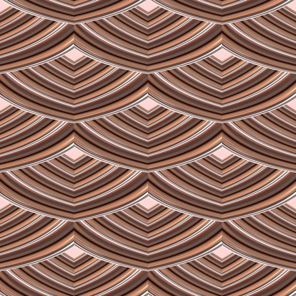 Mermaid Scale Seamless Pattern Rosegold — Stock Photo, Image