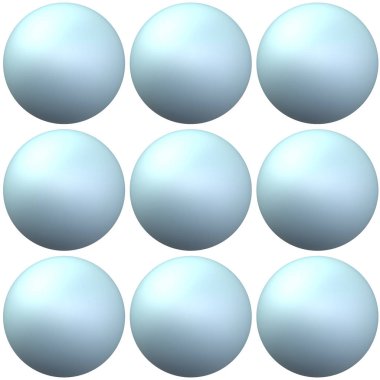 Mavi Toplar Kusursuz Tekrarlayan Döşeme