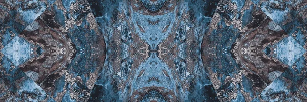 Banner de textura de plata azul abstracto —  Fotos de Stock