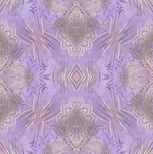 Elegante Allover azulejo patrón rosa púrpura — Foto de Stock