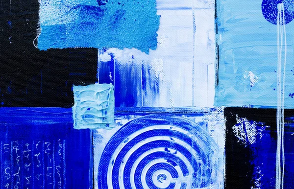 Textura de fondo abstracto en tonos de azul — Foto de Stock