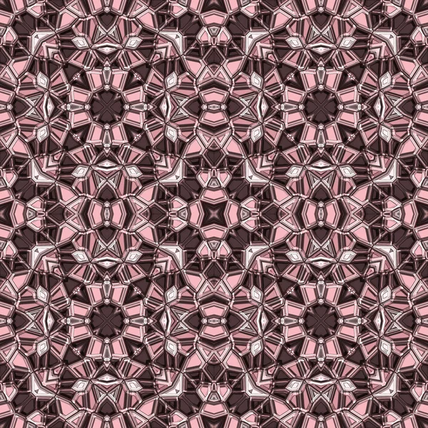 Azulejo patrón repetitivo sin costura de oro rosa — Foto de Stock