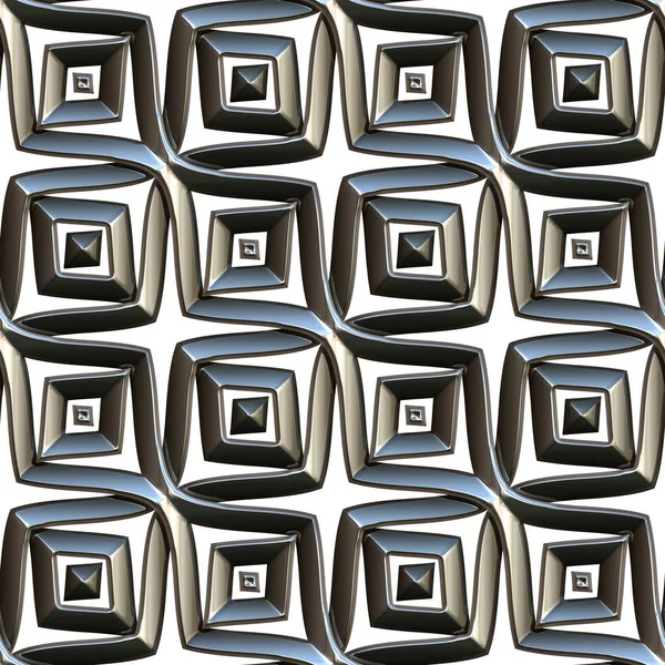 Senza soluzione di continuità ripetizione Metal Pattern Tile — Foto Stock