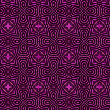 Pink Allover Ornament Pattern Tile