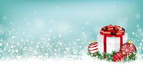 シアンのクリスマス カード — ストックベクタ