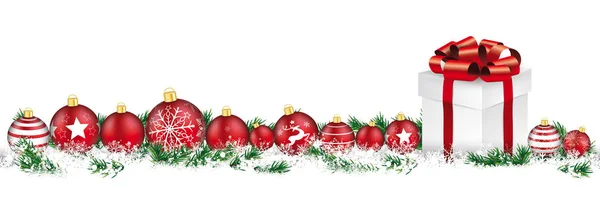 Titular de las bolas de Navidad — Archivo Imágenes Vectoriales