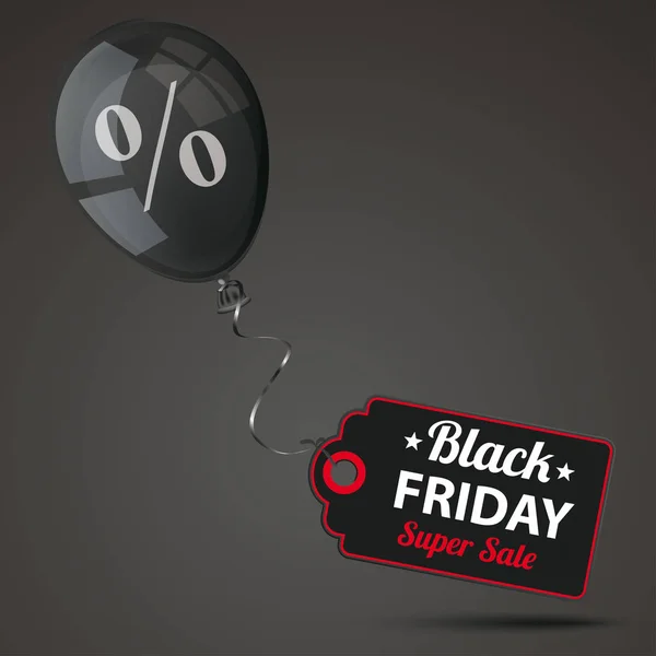 Black Friday prijs Sticker — Stockvector