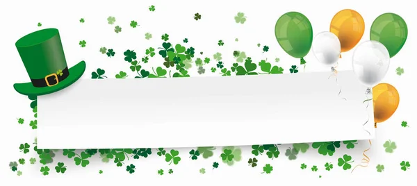 Banner Saint Patricks Day — Wektor stockowy