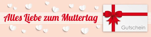 Valentinstag-Header — Stockvektor