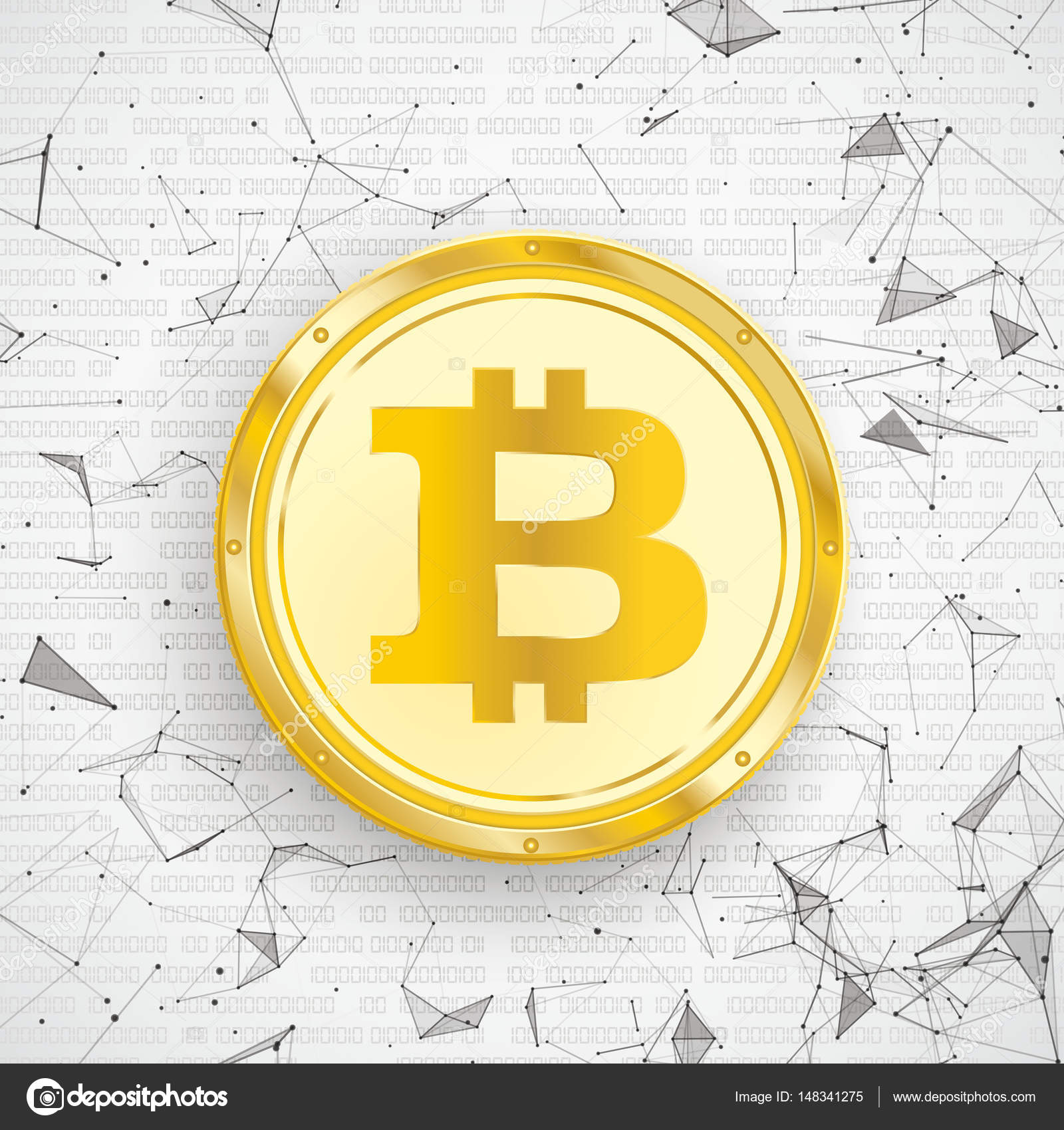 ビットコインストックベクター ロイヤリティフリービットコインイラスト Depositphotos