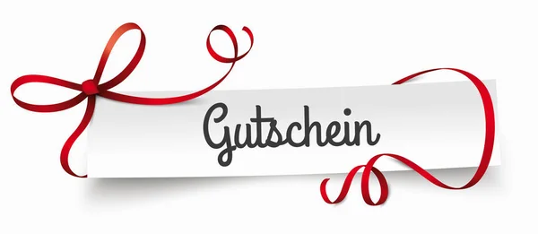 Banner aus Papier — Stockvektor