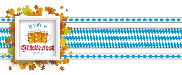 Ozapft a német szöveg és a "Oktoberfest — Stock Vector