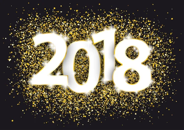 2018年あけましておめでとうございます — ストックベクタ