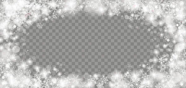 Frozen glass with ice — Stock Vector