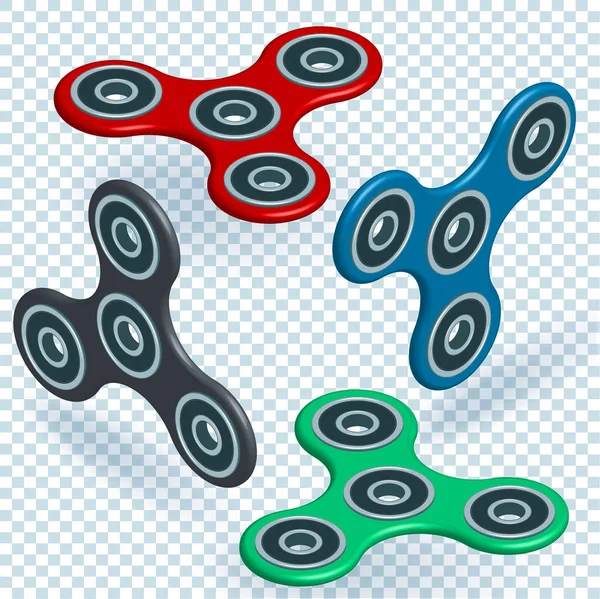 Fidget spinner relaxing toy — Stock Vector