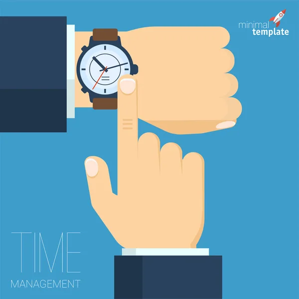 Time management abstract — Stockvector