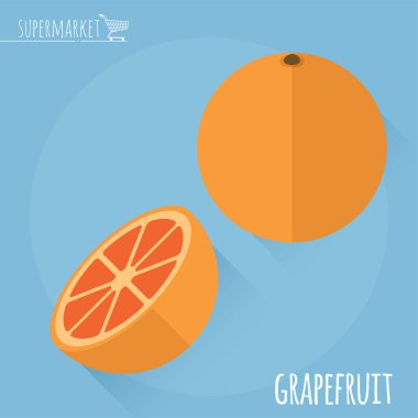 Greyfurt vektör simgesi