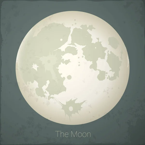 The Fool Moon — Stockvector