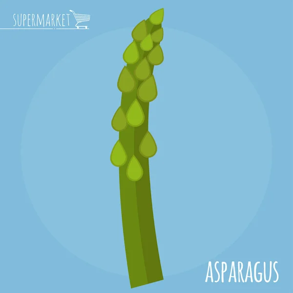 Icona vettoriale asparagi — Vettoriale Stock