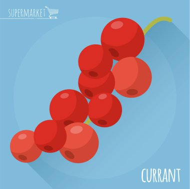 Frenk üzümü vektör simgesi.