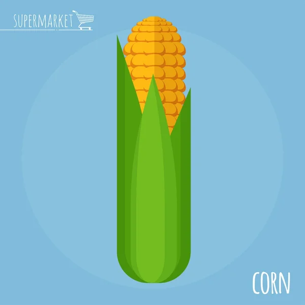 Corn vector icon — Stock Vector