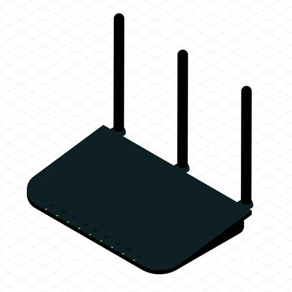 Router wi-fi inalámbrico — Archivo Imágenes Vectoriales