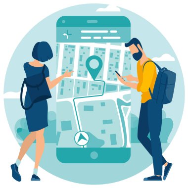 Mobil navigasyon için konsept