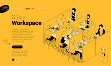 modern ofis eşçalışma alanı
