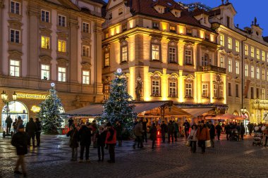 Noel zamanı, Prag eski şehir.