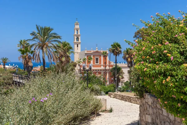 Igreja de São Pedro em Jaffa, Israel . — Fotografia de Stock