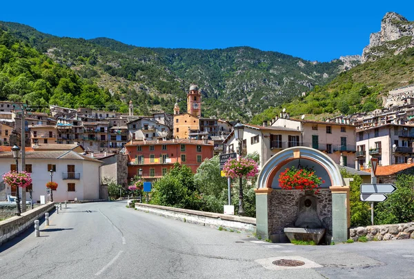 View of small town of Tende. — Stock Photo, Image