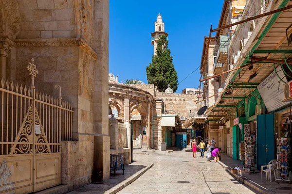 Gamla staden i jerusalem, israel. — Stockfoto