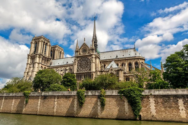 Cattedrale di Notre-Dame de Paris a Parigi . — Foto Stock