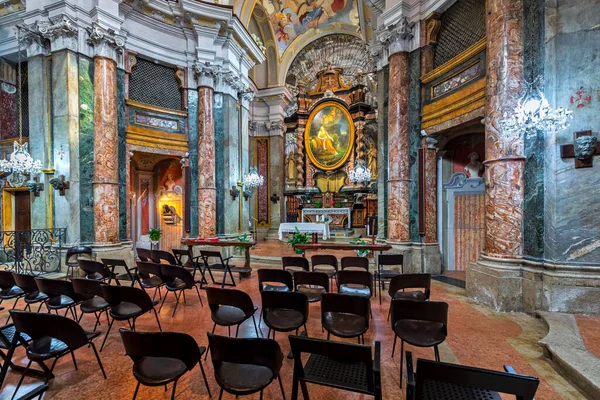 Alba Italia Giugno 2019 Interni Della Chiesa Della Beata Margherita — Foto Stock