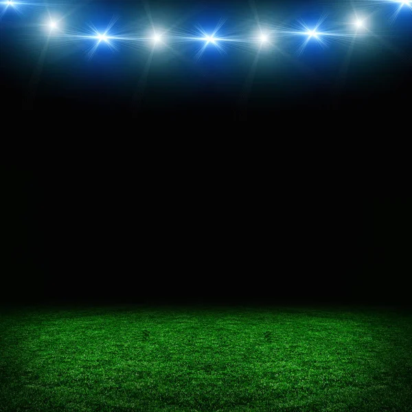 Soccer green field — Stock Photo, Image