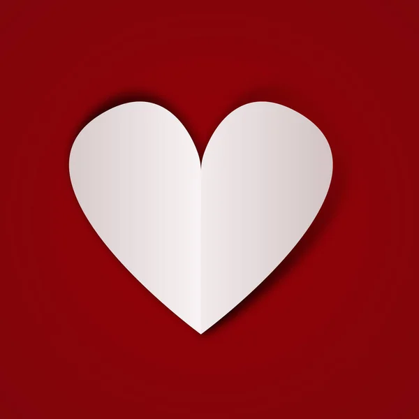 Paper Heart Valentantine Day Symbol Love — Stock Photo, Image