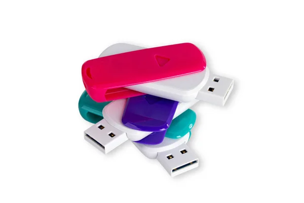 USB birden parlamak sopa — Stok fotoğraf