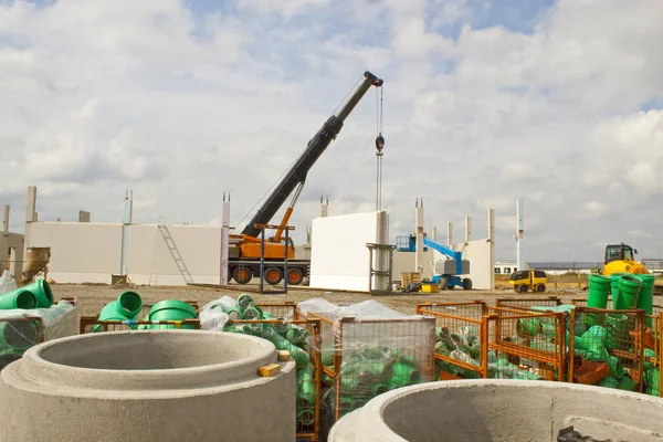 Blick auf die Baustelle — Stockfoto