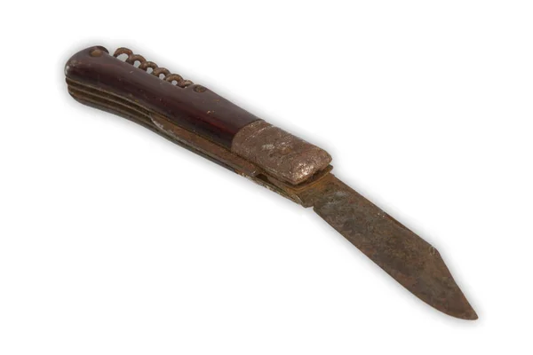 Oude Rusty Jackknife — Stockfoto