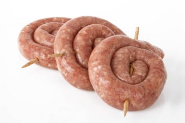 Taze çiğ Bratwurstsnai