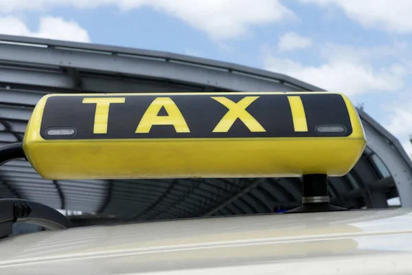Táxi Entrar alemanha — Fotografia de Stock