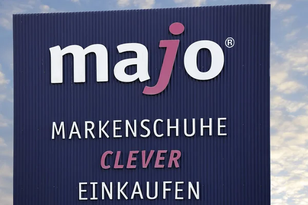 Logo MAJO Markenschuhe CLEVER — Stock fotografie