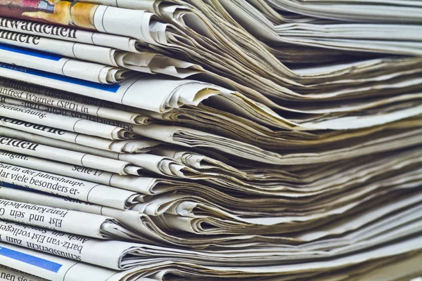 Stack of Newspaper — Stock Photo, Image