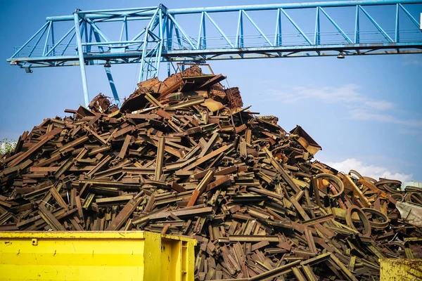 Scrap metal Yard — Stock Photo, Image