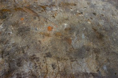 Metal plaka yıpranmış