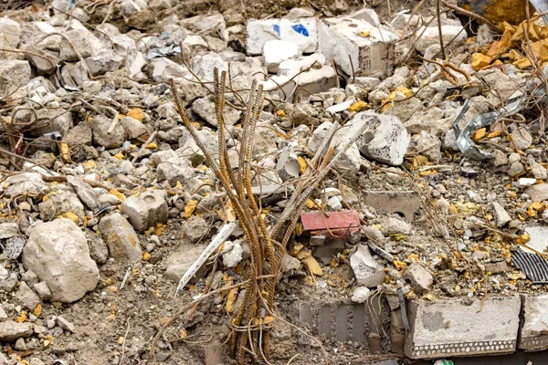 Demolition of old department store — Stock Photo, Image