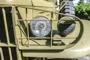 Klasik askeri Dodge Prestone detayları