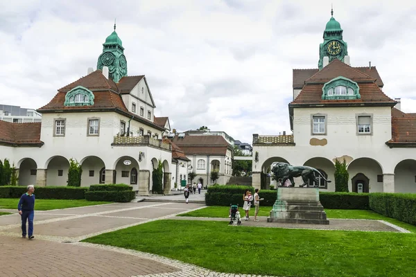 Bad Nauheim evlerde banyo — Stok fotoğraf